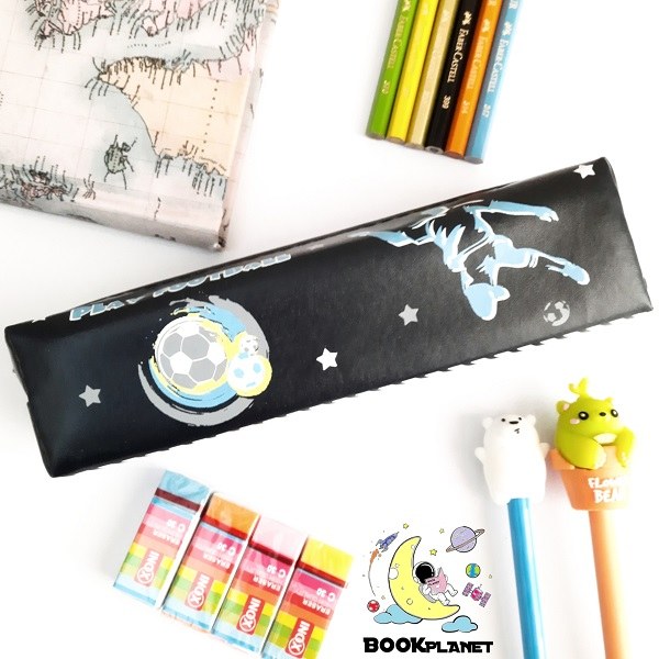 جامدادی چرم تک زیپ طرح 17