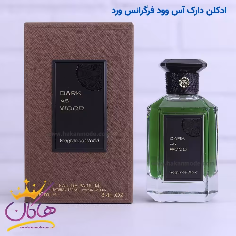 ادکلن فراگرنس ورد مردانه دارک آس وود 100 میل