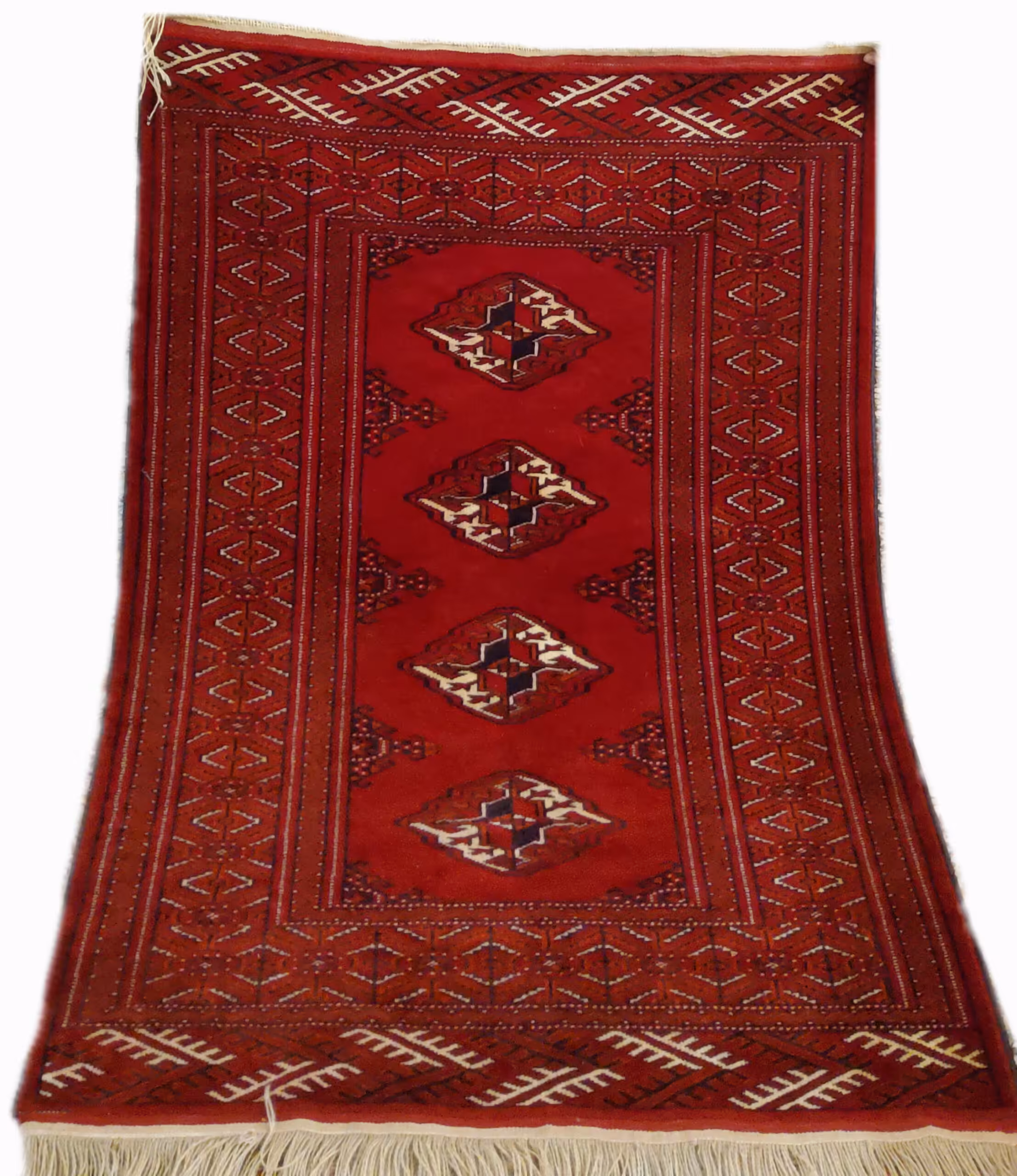 فرش ترکمن یک متری - کد 2/108