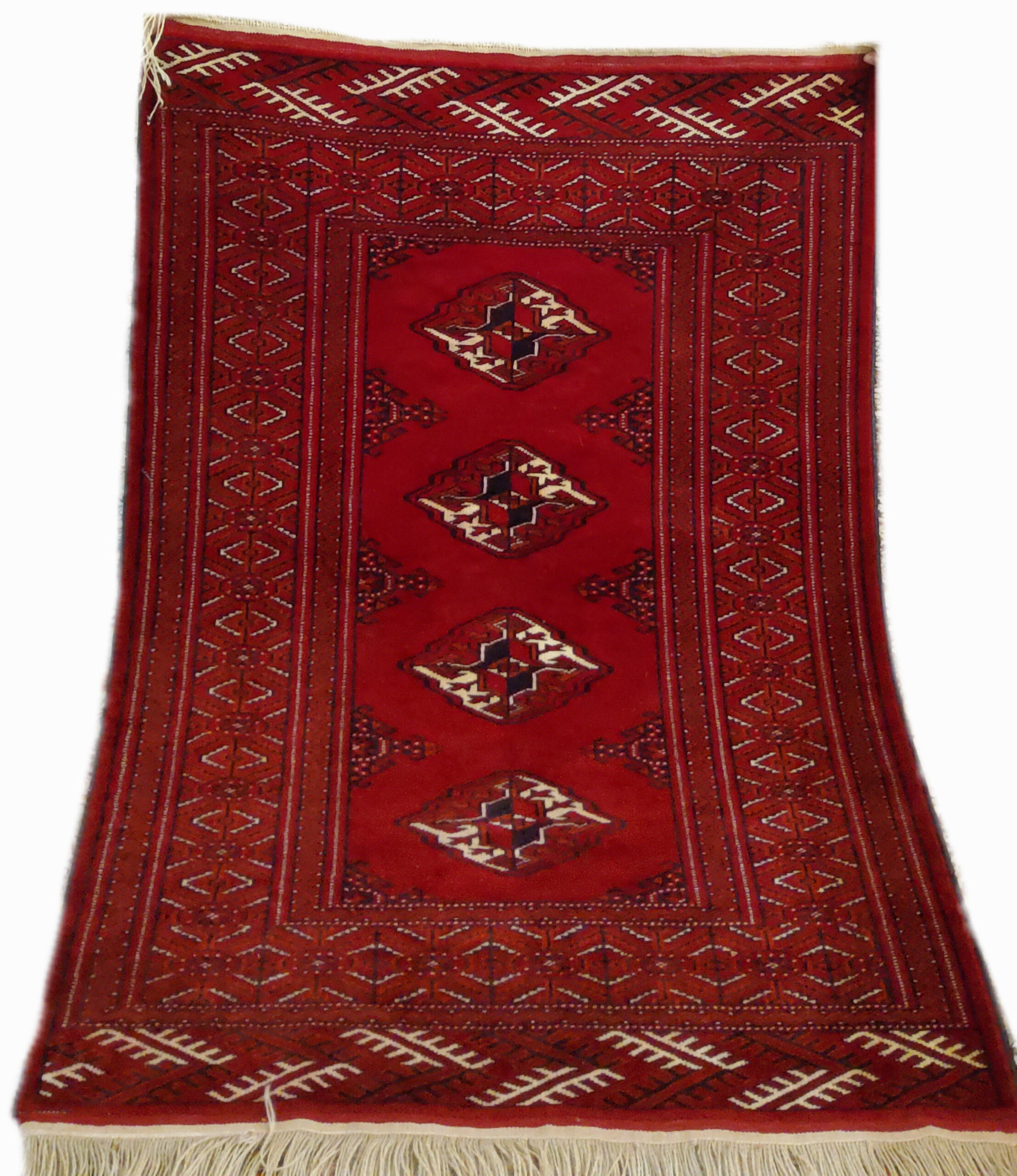 فرش ترکمن یک متری - کد 2/108