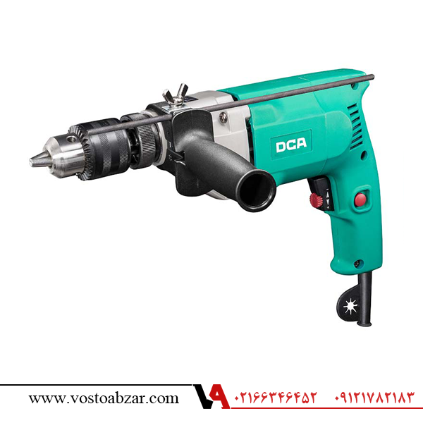 دریل 13 سه نظام آچاری چکشی 500 وات دی سی ای(DCA) مدل AZJ03-13