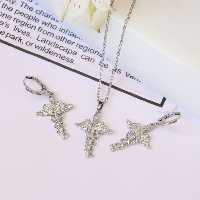 نیم ست بال فرشته استیل ابکاری اب نقره