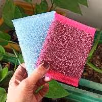 اسکاج وسیم ظرفشویی چندکاره کره ای اصل مت ضدبوضدباکتری بادوام بسته2عددی زبر و نرم