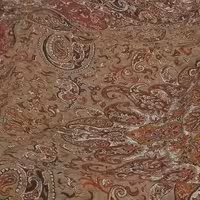 ترمه  یک در یک کرم قهوه ای 12 رنگ