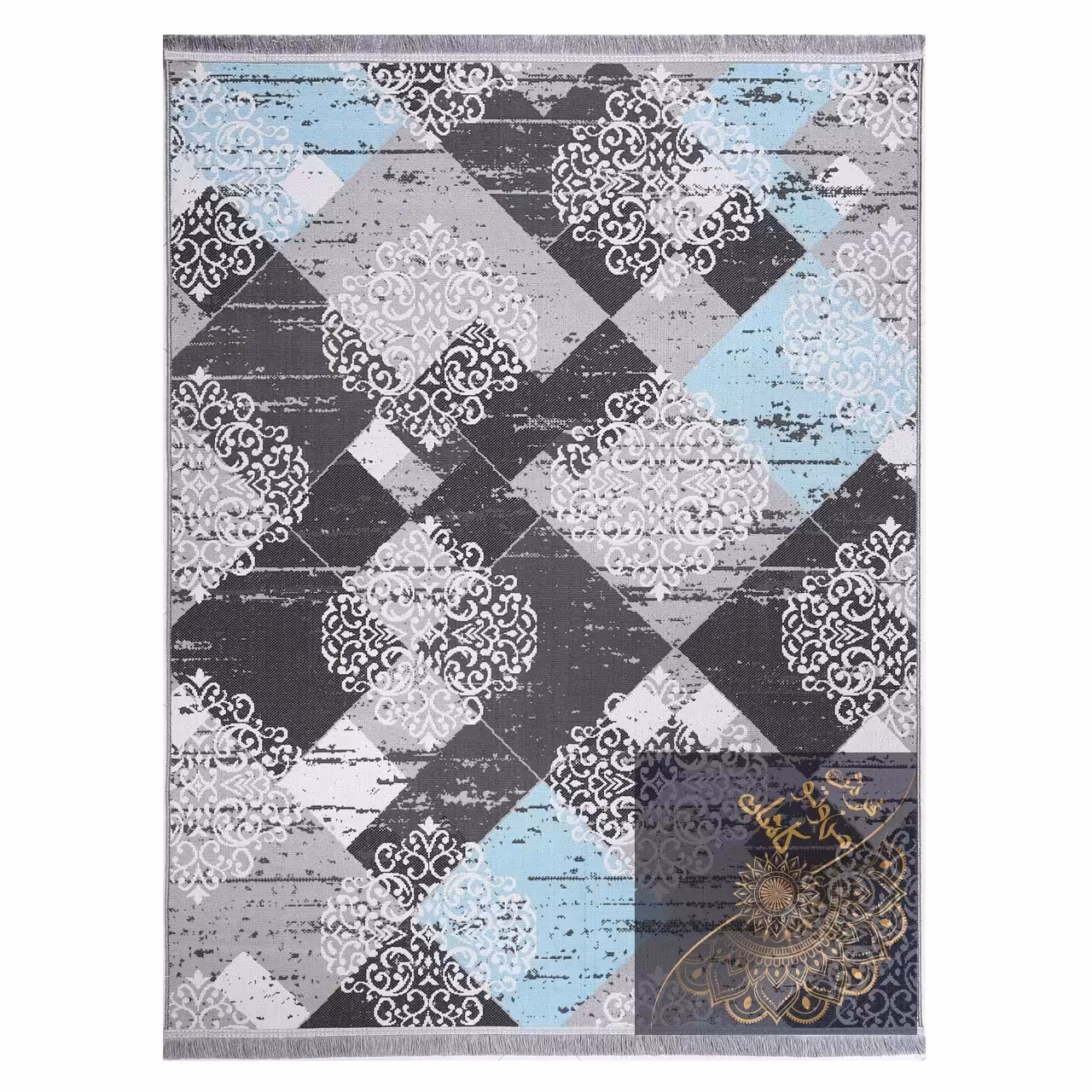 گلیم  ماشینی  مدل نسترن سایز (2در 3 شش متری) 6 رنگ (پس کرایه)