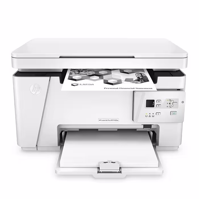 قیمت و خرید پرینتر سیاه و سفید 3 کاره لیزری اچ پی LaserJet Pro MFP M26a | یاس ارتباط