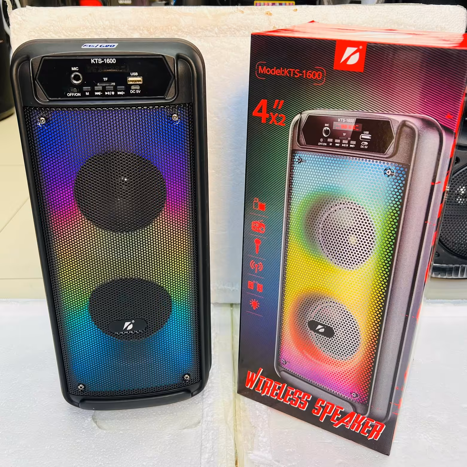 اسپیکر بلوتوثی بزرگ ، میکروفن خور ، USB خور ، رم خور ، AUX ، کیفیت بالا ، اصل