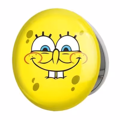 آینه جیبی خندالو طرح باب اسفنجی و پاتریک مدل تاشو کد 1321