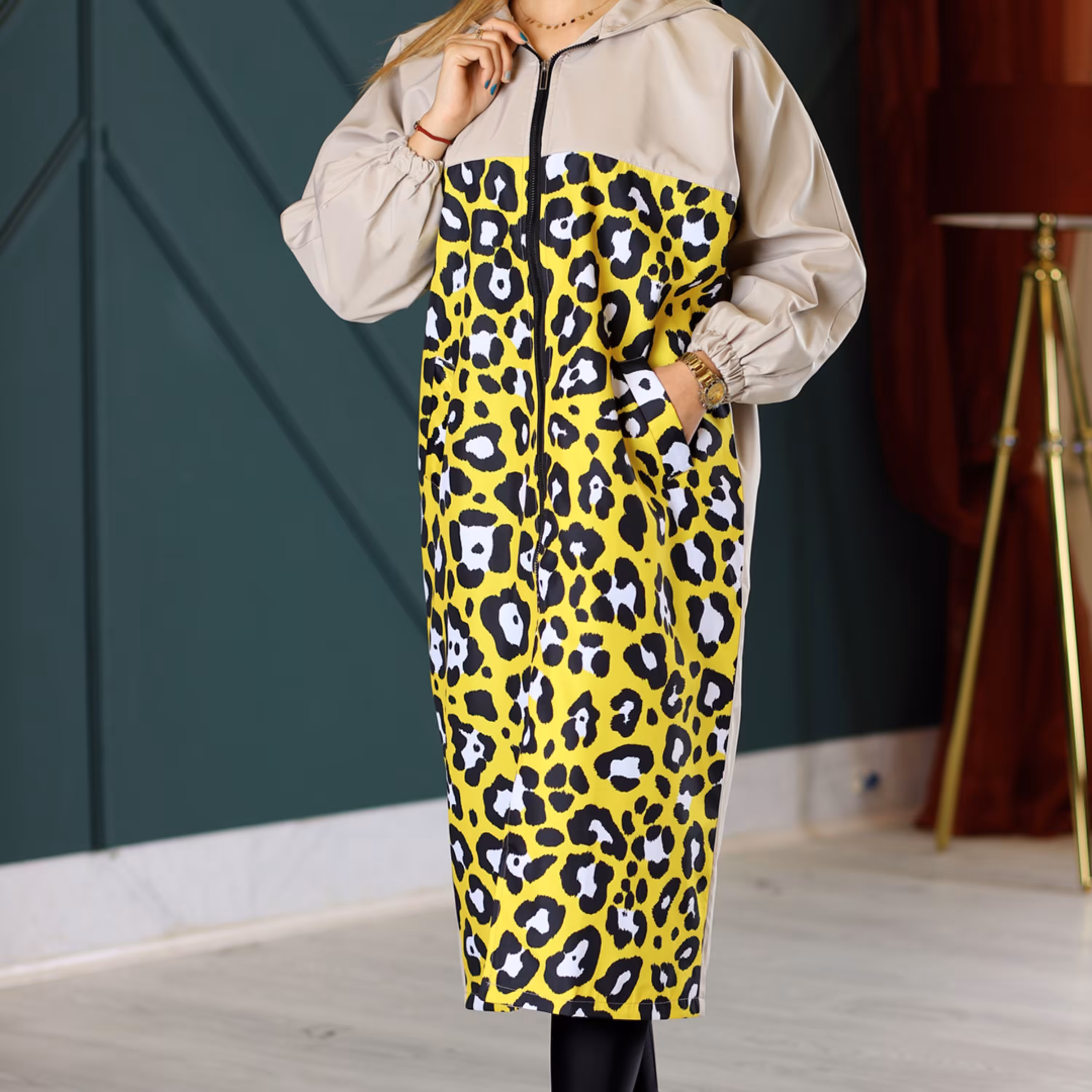 حراج  بارانی زنانه بارانی بلندمانتو بارانی ضد آب  بلند