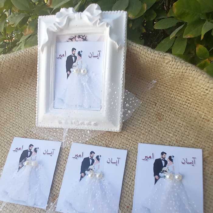 گیفت قاب عروس پک 30عددی