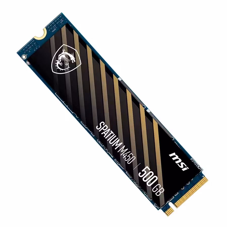 قیمت و خرید اس اس دی 500 گیگابایت ام اس آی مدل SPATIUM M450 PCIe 4.0 NVMe M.2 | یاس ارتباط