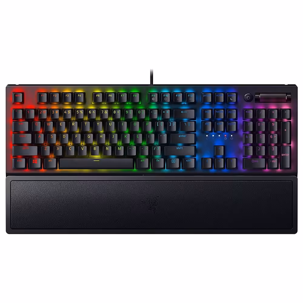 کیبورد گیمینگ ریزر Razer Blackwidow V3 Green Switch