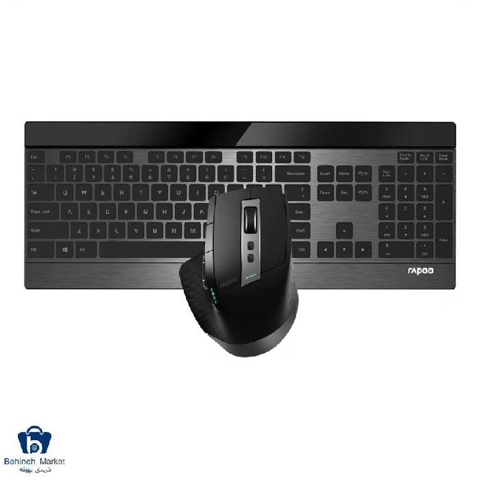 کیبورد و ماوس بی‌سیم رپو مدل 9900M