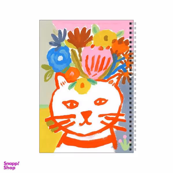 دفتر مشق 80 برگ بامبیلیپ طرح نقاشی گربه بچه گونه کد 9963849