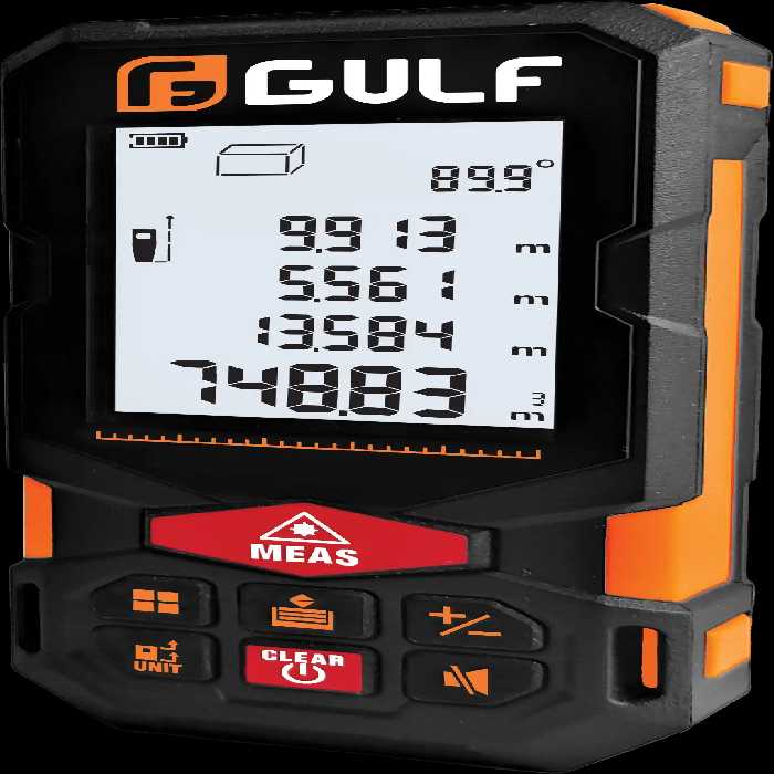 متر لیزری شارژی 50 متر مدل 1250 گالف