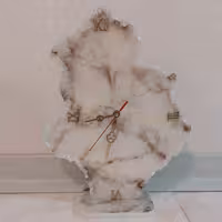 ساعت رزین طرح مرمر