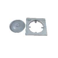 درب ( درپوش ) بخاری چهار گوش گالوانیزه سایز 10 آپادانا