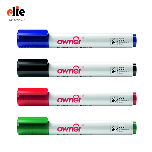 ماژیک وایت برد اونر ست 4 عددی