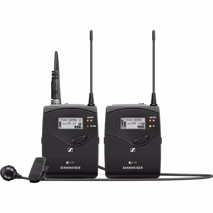 میکروفون سنهایزر مدل Sennheiser EW 122P G4 Camera-Mount Wireless Cardioid Lavalier Microphone System