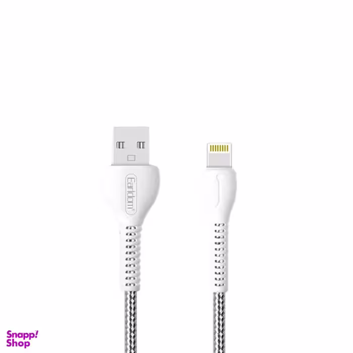 کابل تبدیل USB به لایتنینگ ارلدام (Ealrdom) مدل EC-083i طول 1 متر