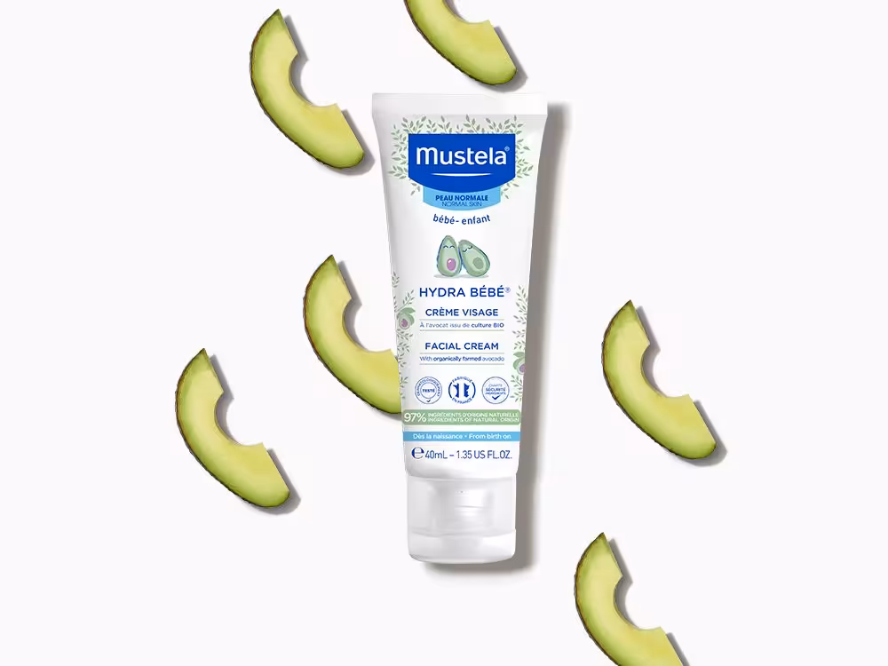 کرم مرطوب کننده آووکادو صورت هیدرا بیبی موستلا MUSTELA
