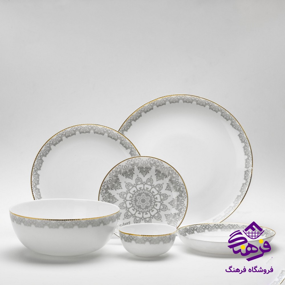 سرويس 26پارچه ديوالي ملودي گلدن اپال