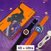 ساعت هوشمند X8 plus ULTRA کپی اپل واچ سری 8 اولترا با گارانتی 6ماهه اسمارت رز