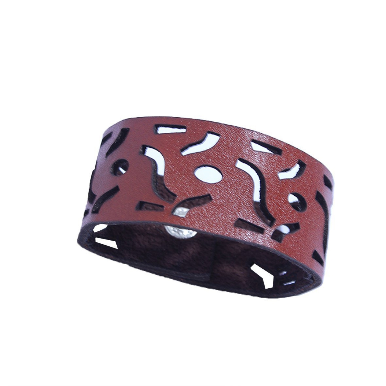 دستبند با چرم طبیعی