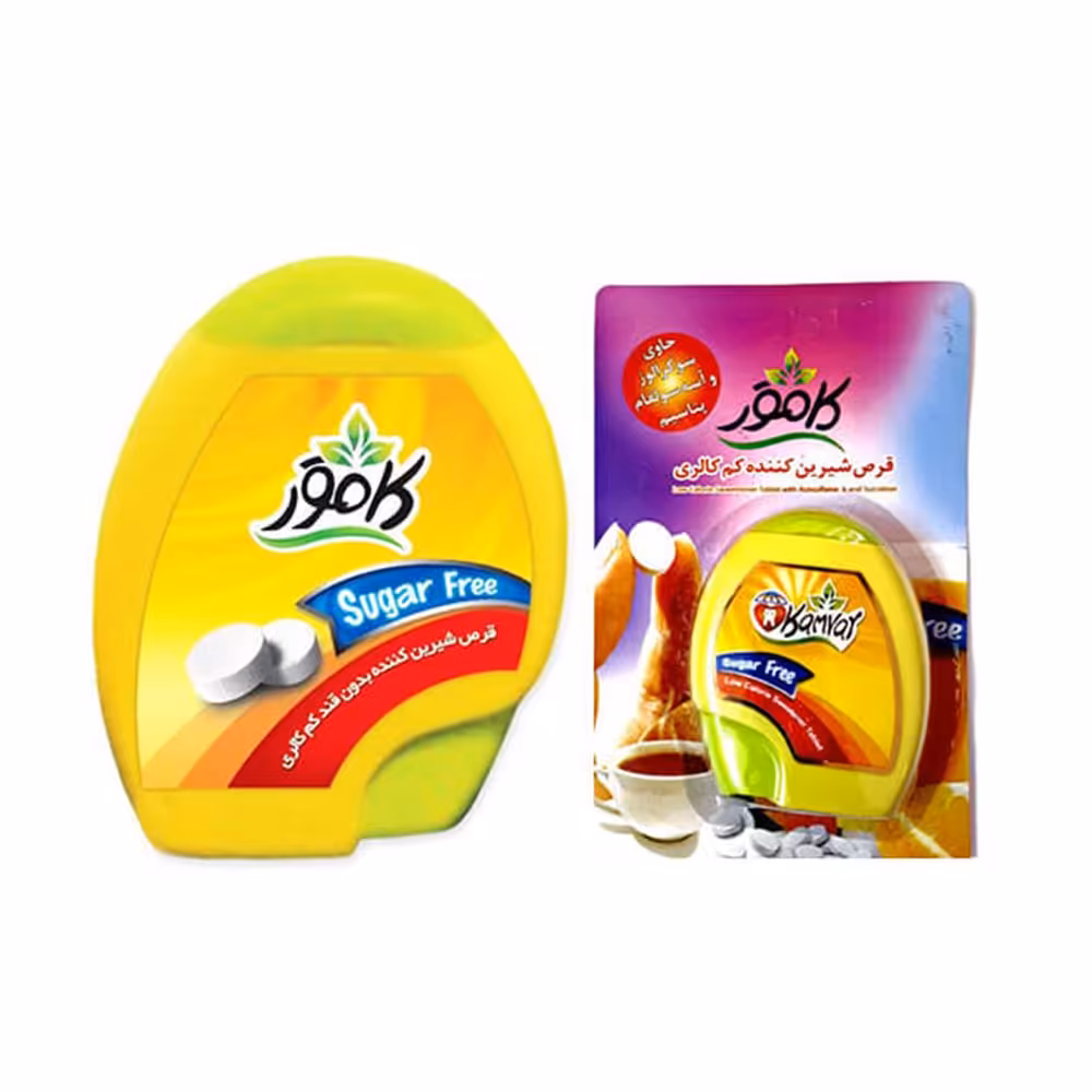 قرص جایگزین شکر کامور - Kamvar