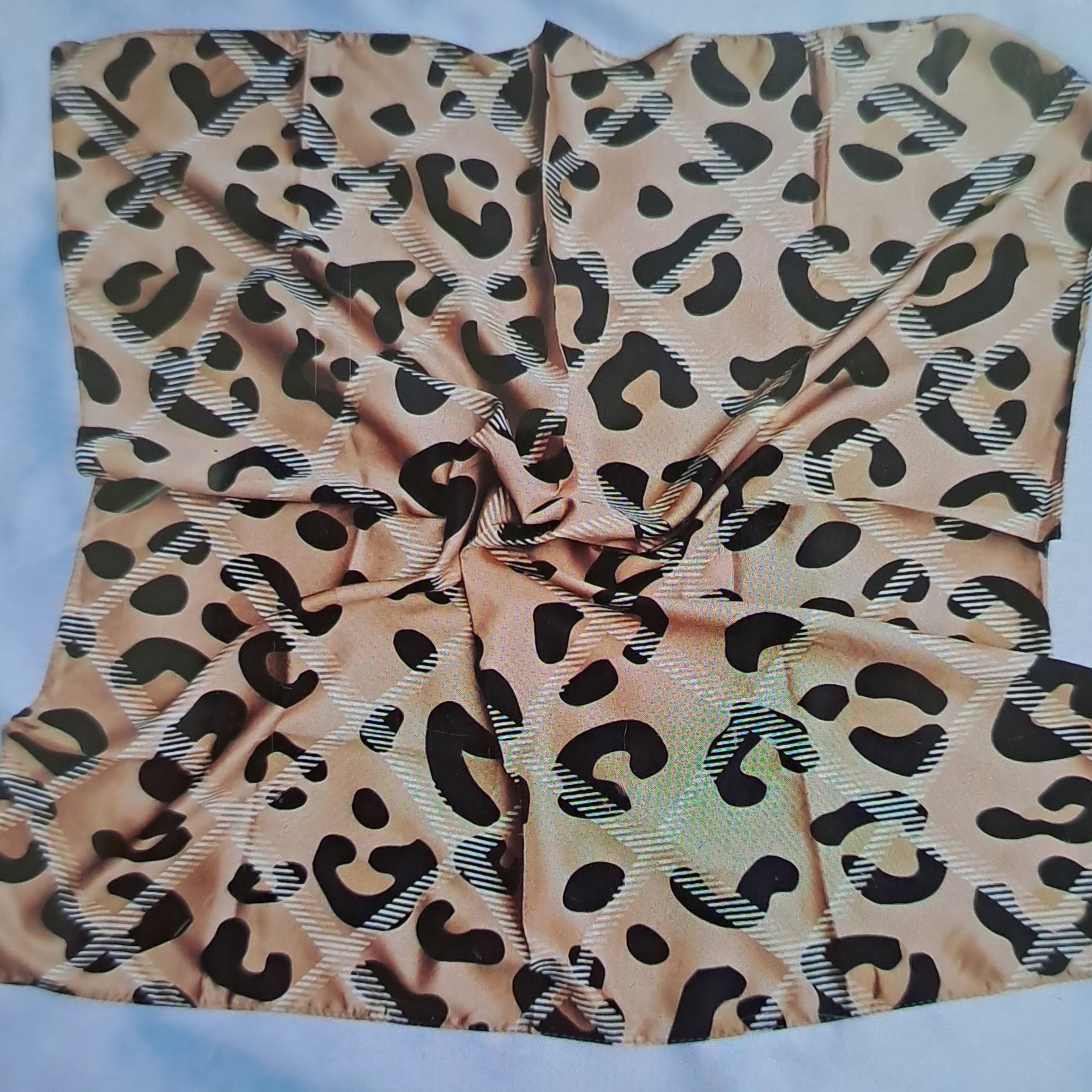 مینی اسکارف ساتن نخ