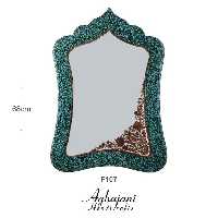 آینه  مستطیل 5 فیروزه کوبی آقاجانی کد F107