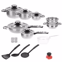 سرویس قابلمه استیل 23 پارچه رویال