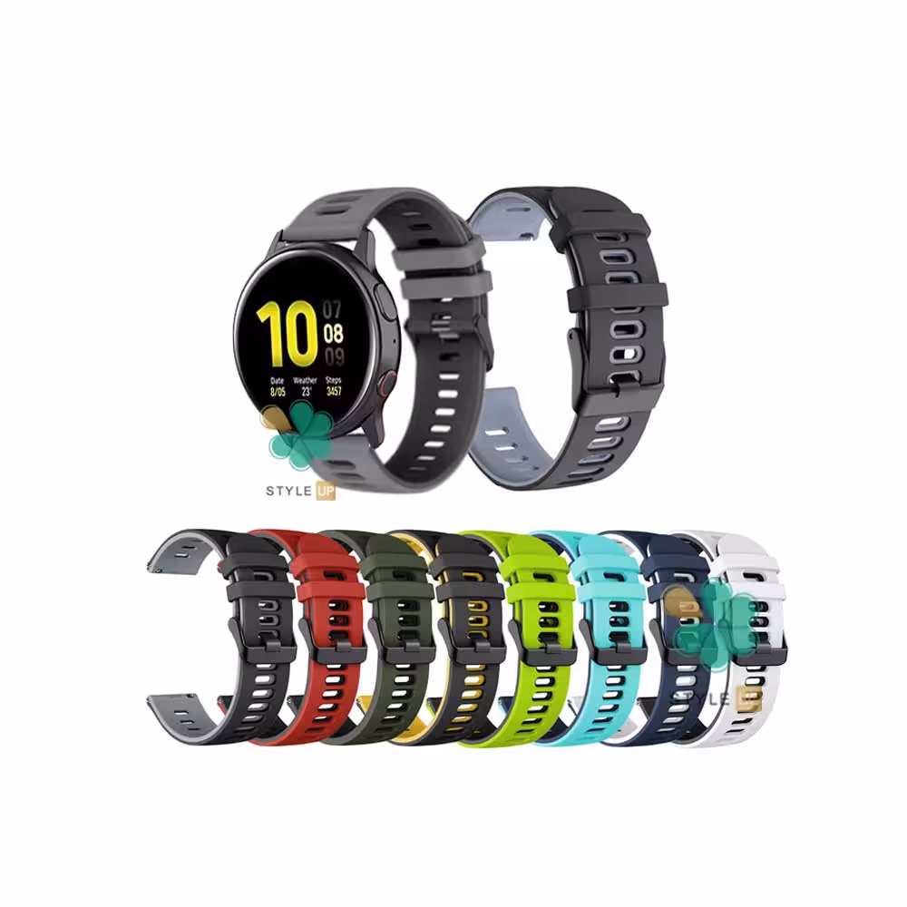 بند ساعت Two-Tone مناسب Samsung Galaxy Watch Active 2