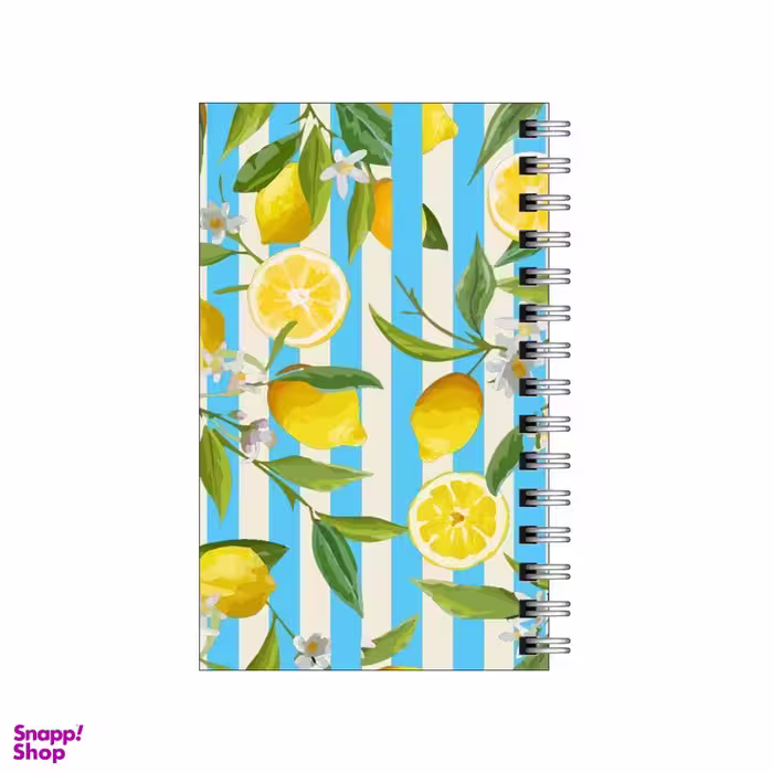 دفترچه یادداشت 60 برگ مدل To Do List طرح پترن لیموی راه راه کد 1073131