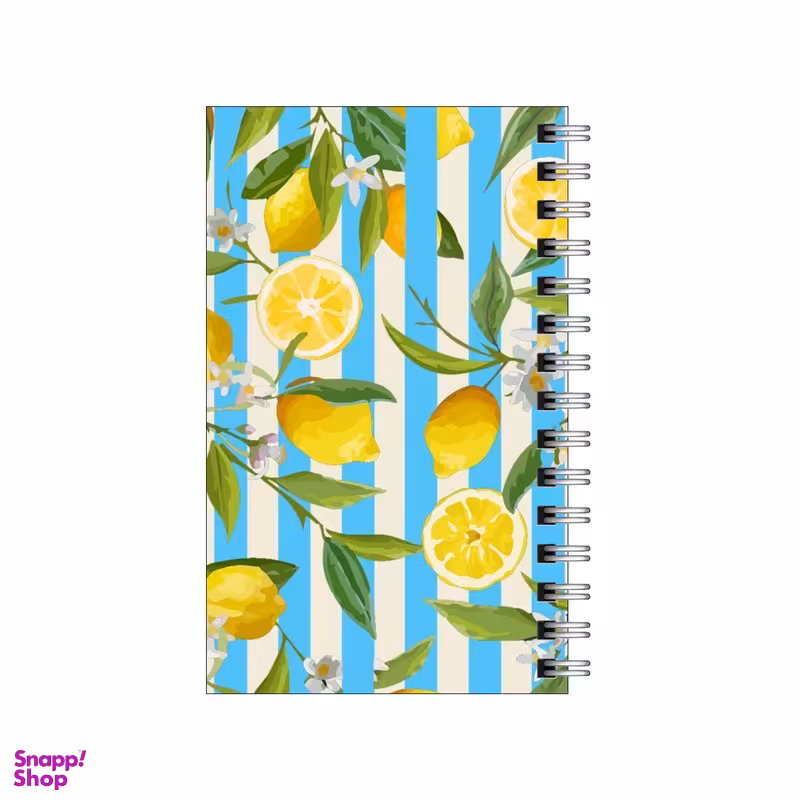 دفترچه یادداشت 60 برگ مدل To Do List طرح پترن لیموی راه راه کد 1073131