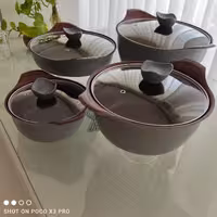 سرویس قابلمه8پارچه دیگ شف موجودشد👌✅.

✅باکیفیت بسیار بالا.
✅طراحی شیک.
✅داخل گرانیت.
✅دیواره بلند.
✅قیمت عالی
✅.5 ال