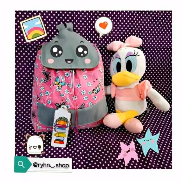 کوله پشتی صورتی.