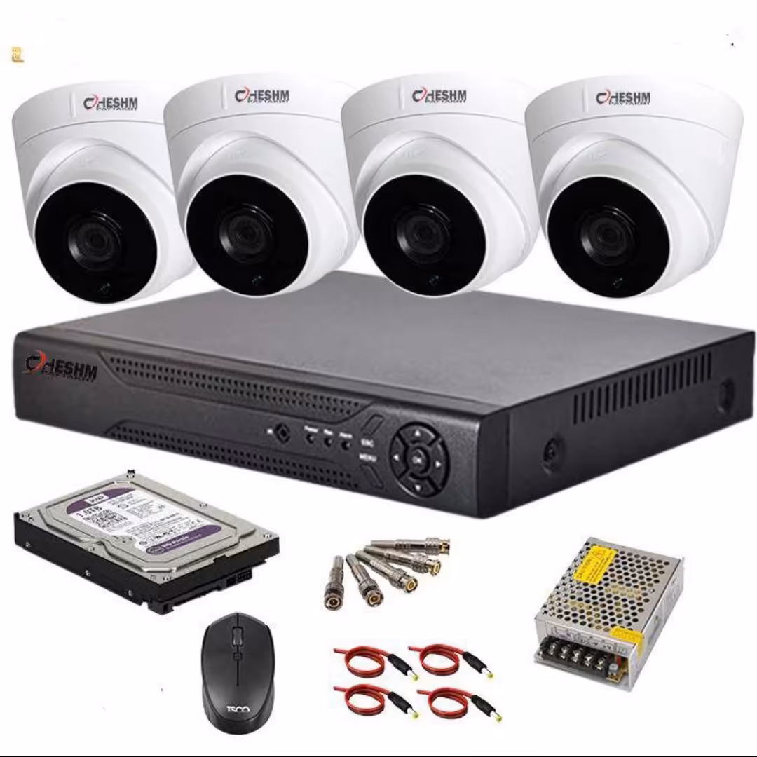 پکیج 4  دوربین مداربسته Full HD