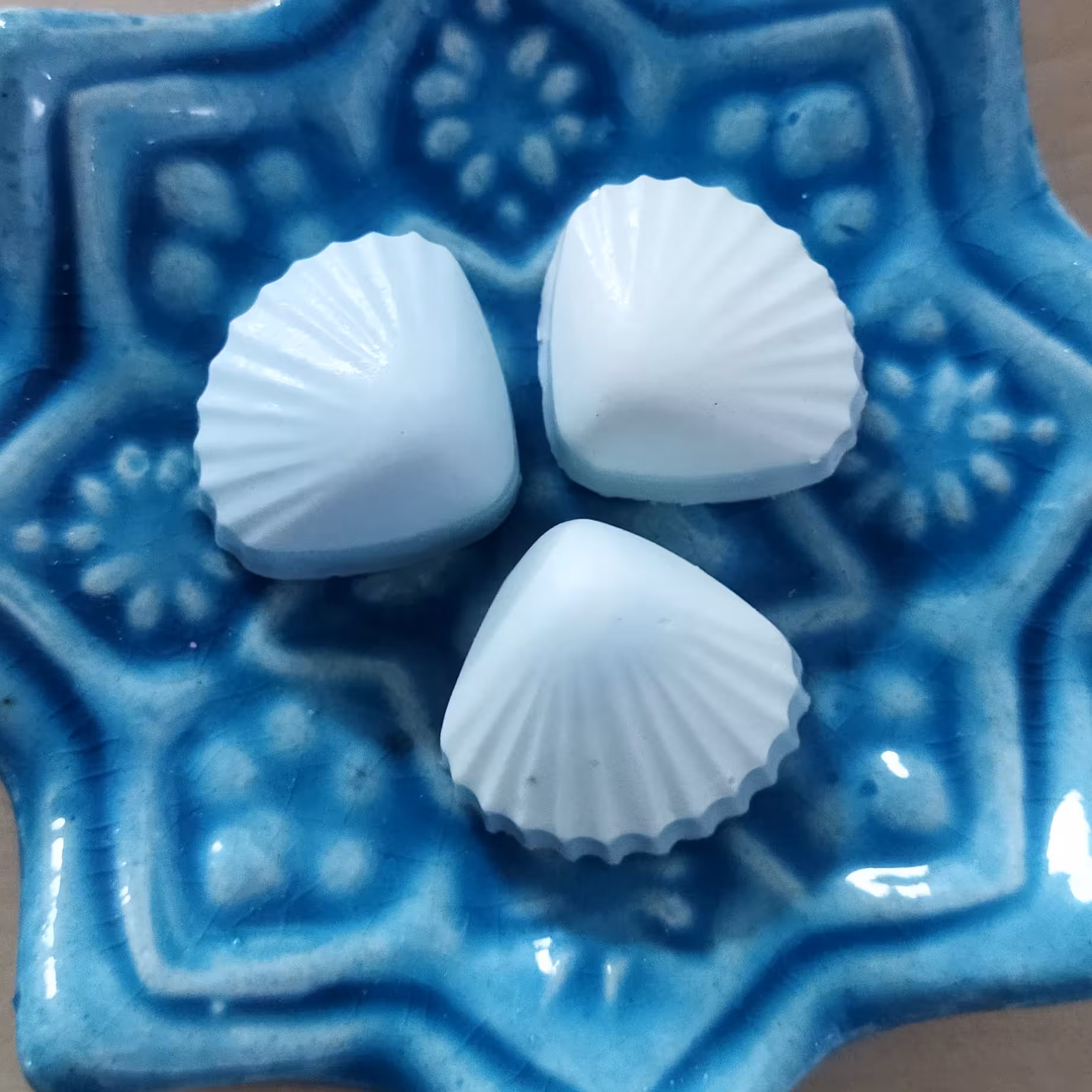 صابون طرح صدف(پک چهل تایی)