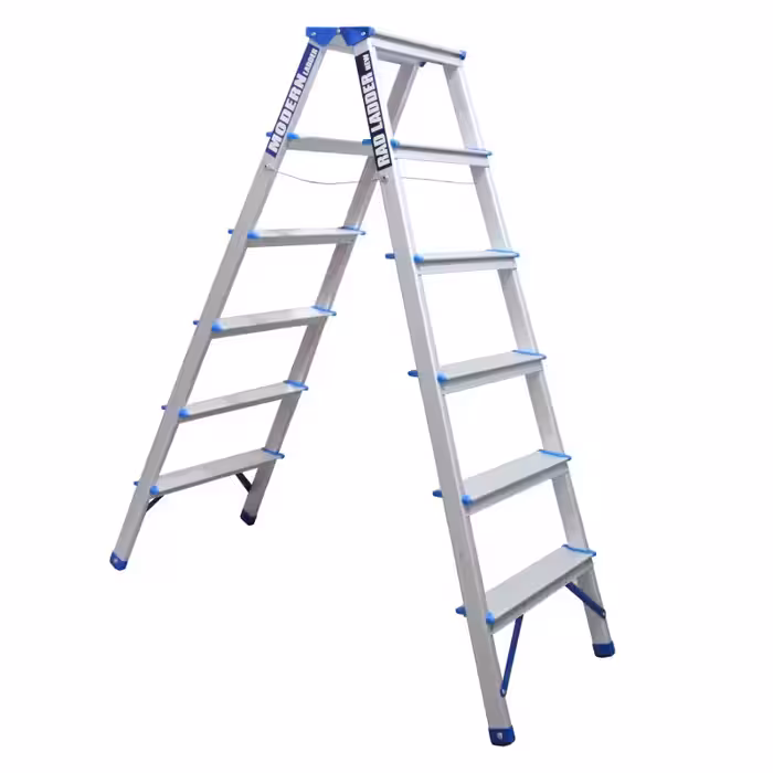 نردبان آلومینیومی مدل مدرن 12 پله (ارسال پس کرایه و به عهده مشتری)