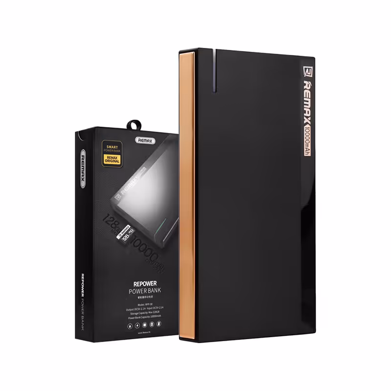 پاور بانک ريمکس مدل RePower RPP-58 با ظرفيت 10000 ميلی آمپر ساعت