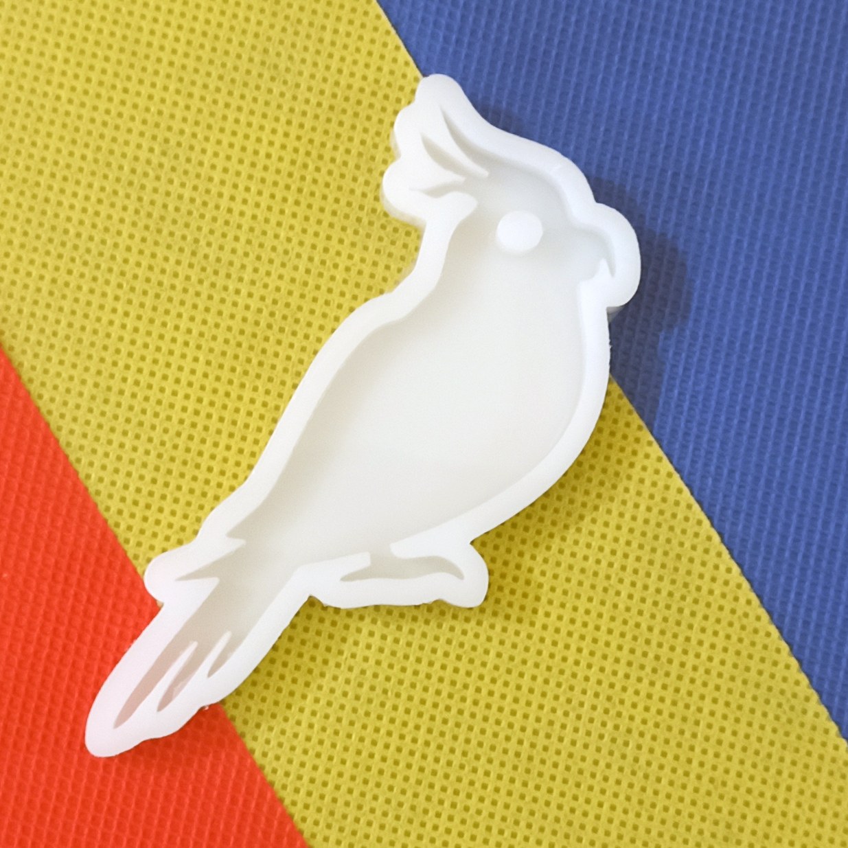 قالب رزین مدل اویز و جاکلیدی طرح طوطی کد 1