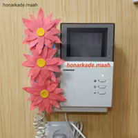 کاور دستگیر ه آیفون طرح گل نمدی شیک و خاص