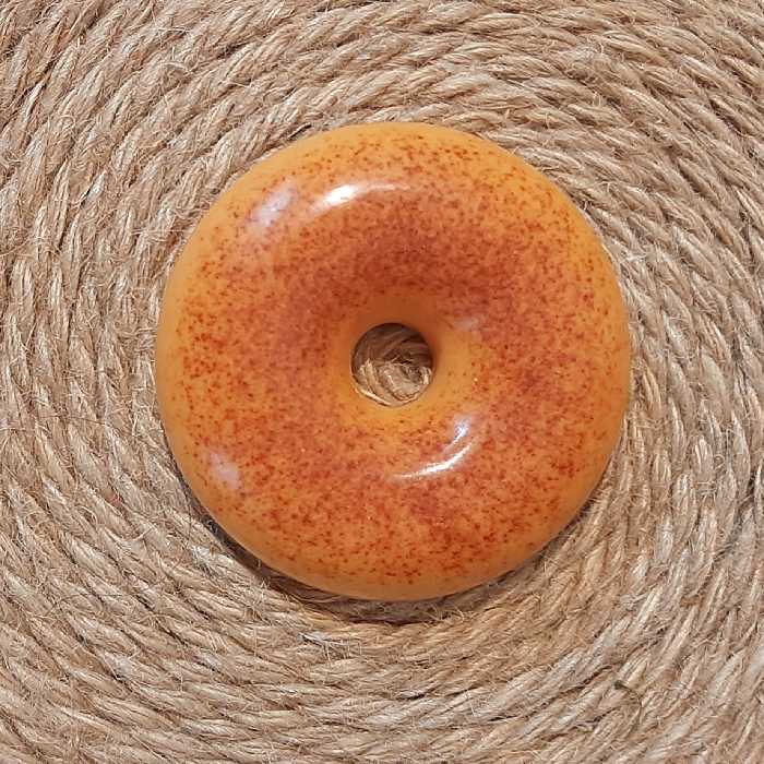 صابون دست ساز  زرد چوبه  (گلیسرینه) طرح دونات مناسب استفاده درمانی و گیفت و هدیه و جهزیه عروس 