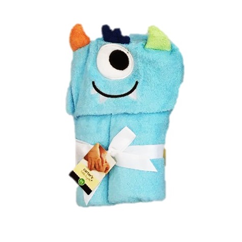 حوله کارترز کلاهدار طرح موجود تک چشم | carters hooded towel