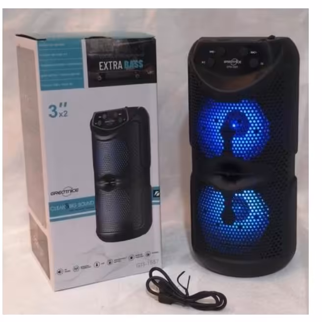 اسپیکر بلوتوثی شارژی مدل Gts-1557 (اصلی باتری بزرگ)