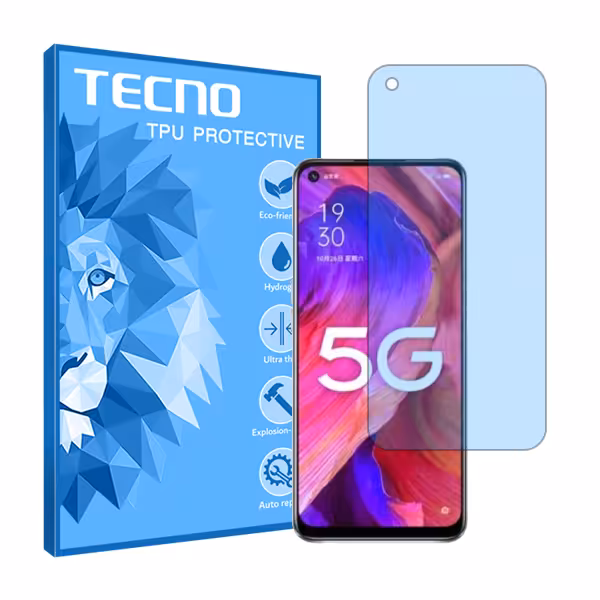 گلس اوپو A93 5G مدل هیدروژلی آنتی بلو برند تکنو کد S