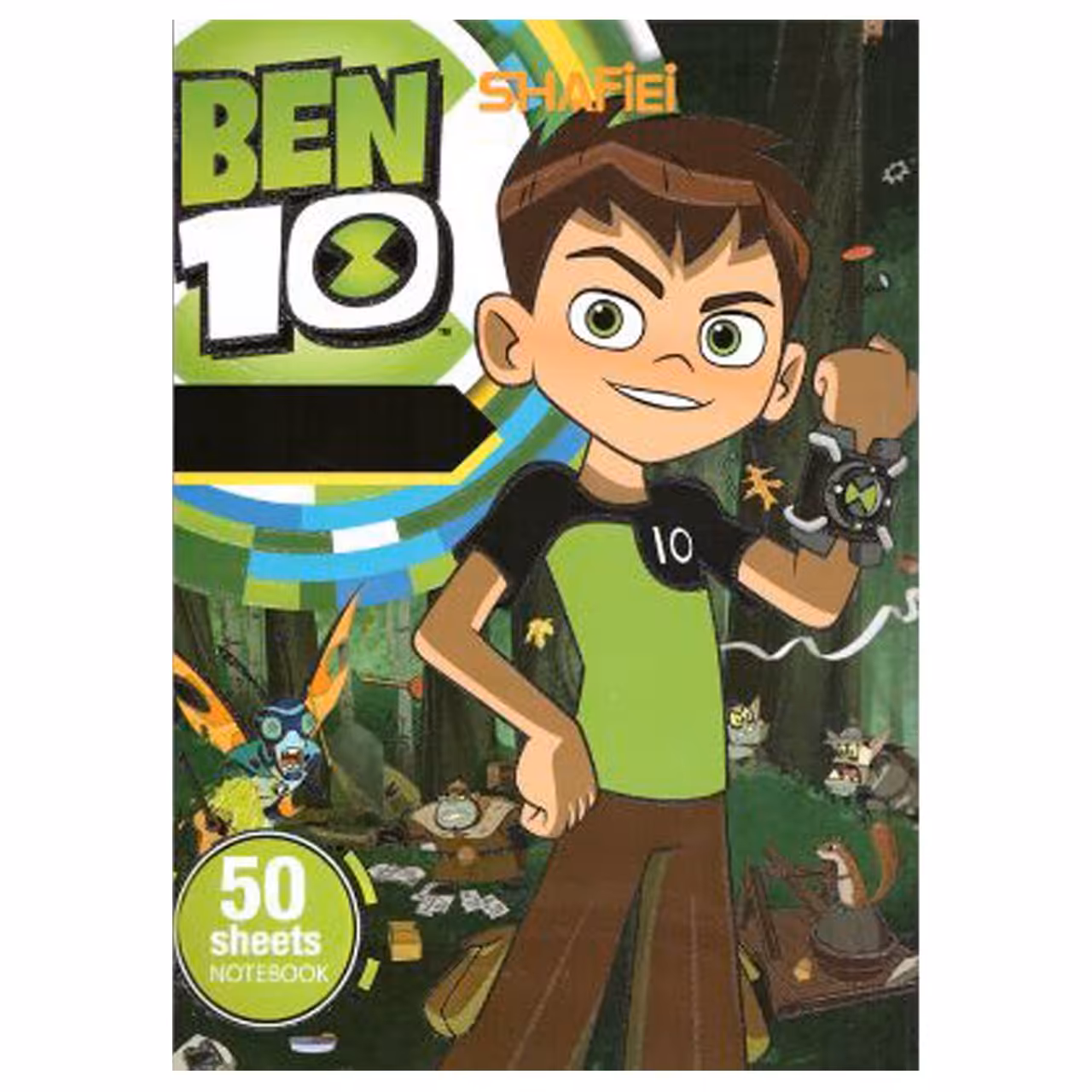 دفتر مشق 50 برگ شفیعی طرح بن تن کد 6 (پس کرایه)