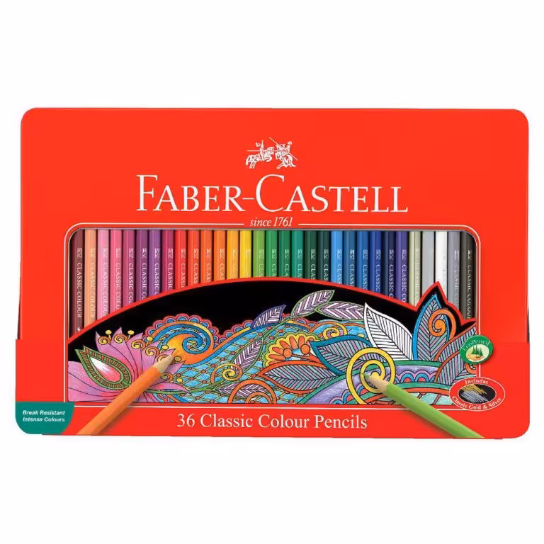 مداد رنگی فابرکستل فلزی