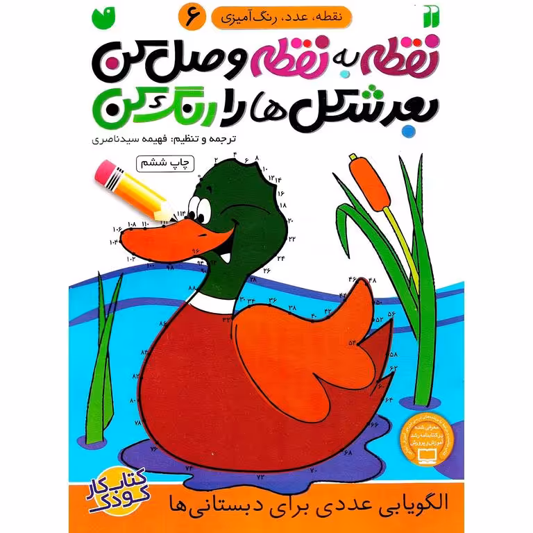 نقطه به نقطه وصل کن بعد شکل ها را رنگ کن (6)